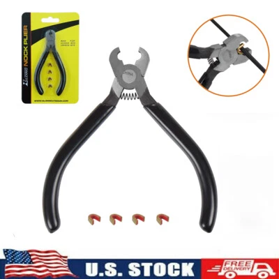 ELONG OUTDOOR Archery String Nocking Points Pliers Strings Knock Set W/4 String nocking Points