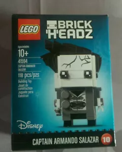 Lego ® BrickHeadz- 41594-Captain Armando Salazar de Disney --neuf et scellée - Imagen 1 de 5