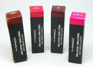 Lápiz labial mate M.A.C 0,10 oz/3 g nuevo en caja elige el tono - Imagen 1 de 13