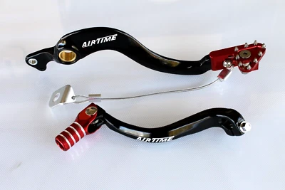 JUEGO DE PEDAL DE FRENO TRASERO FORJADO AIRTIME Y PALANCA DE CAMBIOS HONDA CRF250R (2010-2017)-1281 Foto 1 de 2