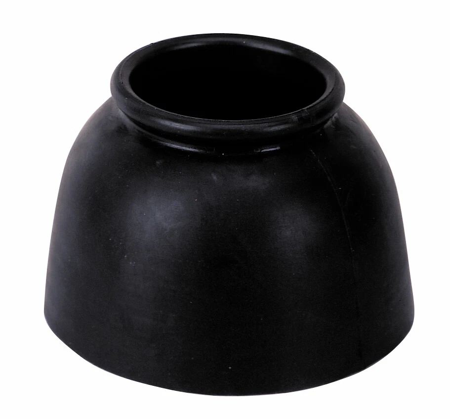 Weaver Leather Rubber Bell Boots HD Pull On Size Large 35-4254-BK - Image 1 of 1