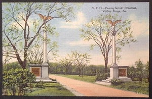 Postal Valley Forge, Pennsylvania - Imagen 1 de 2