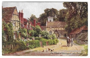 SURREY - BETCHWORTH VILLAGE nr DORKING Artist Sutton Palmer, A.C. BLACK Postcard - Picture 1 of 1