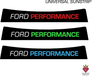 Ford Maverick Performance Sunstrip Graphics Windshield Banner Decal - Foto 1 di 4
