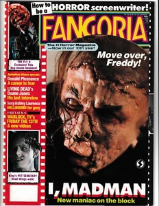 FANGORIA 80 VF HORROR MAGAZINE MADMAN ELVIRA POSTER FRIDAY 13 TV SERIES (1989) - Picture 1 of 3