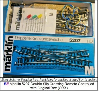 NEW Märklin 5207 Double Slip for "M" Track; with BlueOBX, tested lower than 0.1 - Image 1 of 2