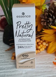 essence Pretty Natural Hydrating Foundation mit Hyaluron +Aloe Vera Nr 010. Neu - Bild 1 von 1