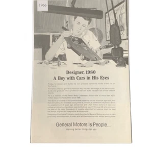 Vintage 1966 General Motors GM Is People Ad Advertisment - Picture 1 of 4
