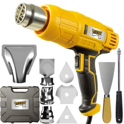 GRIZZLY TOOLS Décapeur thermique Pistolet à air chaud électrique accessoires de buse& mallette