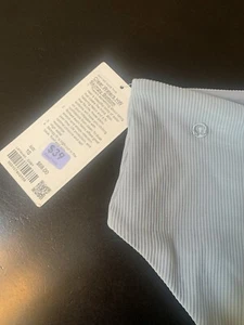 Lululemon Clear Waters HW fondo succinato blu Chambray taglia 10 si prega di leggere nuovi con etichette - Foto 1 di 5
