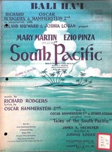 Bali Ha'i Vintage Sheet Music from "South Pacific" Rodgers & Hammerstein 1949 - Picture 1 of 1