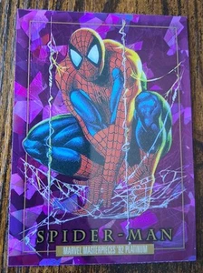 Spider-Man 2024 Marvel Masterpieces'92 Platinum #87 Purple Crystals ๐ - Picture 1 of 5