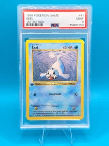 Pokemon Card 41/102 Seel 1st Edition Base Set English - PSA 9 NEW CERT - Picture 1 of 2