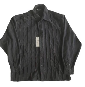 Zegara Camicia Uomo Manica Lunga con Bottoni Taglia:L Colore:Nero/Rosso - Foto 1 di 7