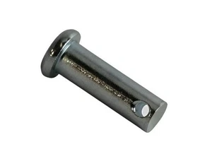 Pin de horquilla de 1/4" x 3/4" a prueba de sacudidas - Acero con bajo contenido de carbono - Zinc transparente - Paquete de 25 - Imagen 1 de 1