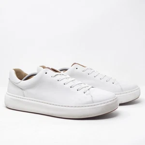 Johnston Murphy Herren Anders Weiß Leder Schnürschuhe Turnschuhe Schuhe Größe 11,5 M - Bild 1 von 8