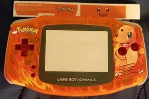 Charmander Pokemon Complete Full Shell Kit Game Boy Advance Housing GBA New - Picture 1 of 3