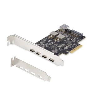 Scheda PCI Startech PS4C3IA3-USB-C-CARD - Photo 1/10