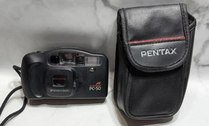 Pentax PC-50 AF Auto Focus Point & Shoot 35mm Film Camera Tested Works - Picture 1 of 13