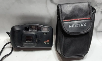 Pentax PC-50 AF Auto Focus Point & Shoot 35mm Film Camera Tested USA Seller - Image 1 of 4