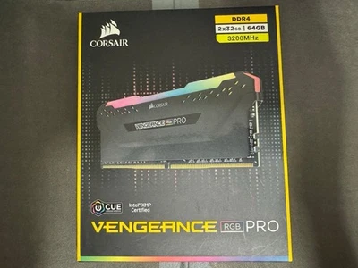Corsair Vengeance RGB Pro 64GB (2x32GB) DDR4 3200MHz RGB Memory Tested - Image 1 of 4