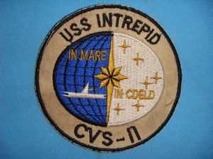 VIETNAM WAR PATCH, USS INTREPID CVS-11 IN MARE - IN CDELD - Foto 1 di 3