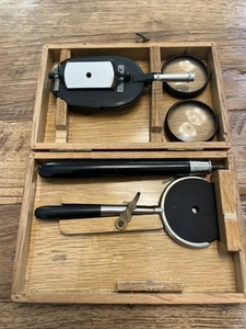 antique German ophthalmoscope In Wooden Box - Picture 1 of 11