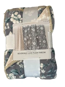 Throw Blanket Reversible & Plush - Picture 1 of 2