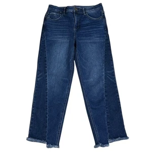 Democracy Damen Jeans blau Größe 10 Ab Solution Denim roher Saum Baumwollmischung - Bild 1 von 8