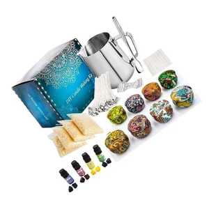 Candle Making Kit Contains Beeswax Candle Jar DIY Scented Candle Set Arts And^ - Picture 1 of 12