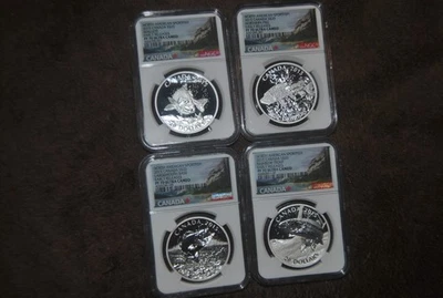 Canada, $20, NGC, North American Sportfish Set, PF70, Early Releases - Image 1 of 2