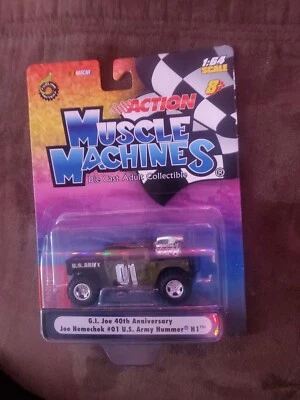 GI JOE 40º Ejército de Estados Unidos Hummer H1 #01 Nemechek Acción Máquinas Musculares 1/64  Foto 1 de 2