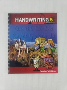 BJU Press Handwriting 5 Teacher's Edition Second Edition - Imagen 1 de 10