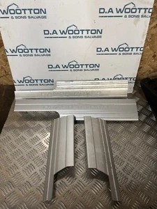 RANGE ROVER VOGUE L322 4.4 TDV8 ALUMINIUM TREADPLATE SET DOOR SILL TRIMS - Picture 1 of 1