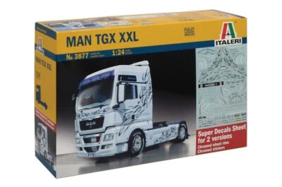 ITALERI 1:24 KIT CAMION TRUCK MAN TGX XXL  23,7 cm FUORI PRODUZIONE   ART 3877 - Immagine 1 di 3