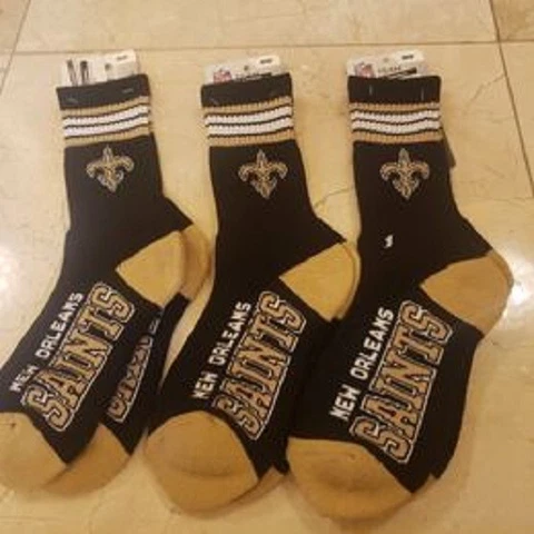 NEW ORLEANS SAINTS CREW SOCKS Cover