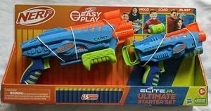 Nerf Elite Junior Ultimate Starter Set, 2 Blaster, 15 Nerf Elite Darts ab 6+ - Bild 1 von 2