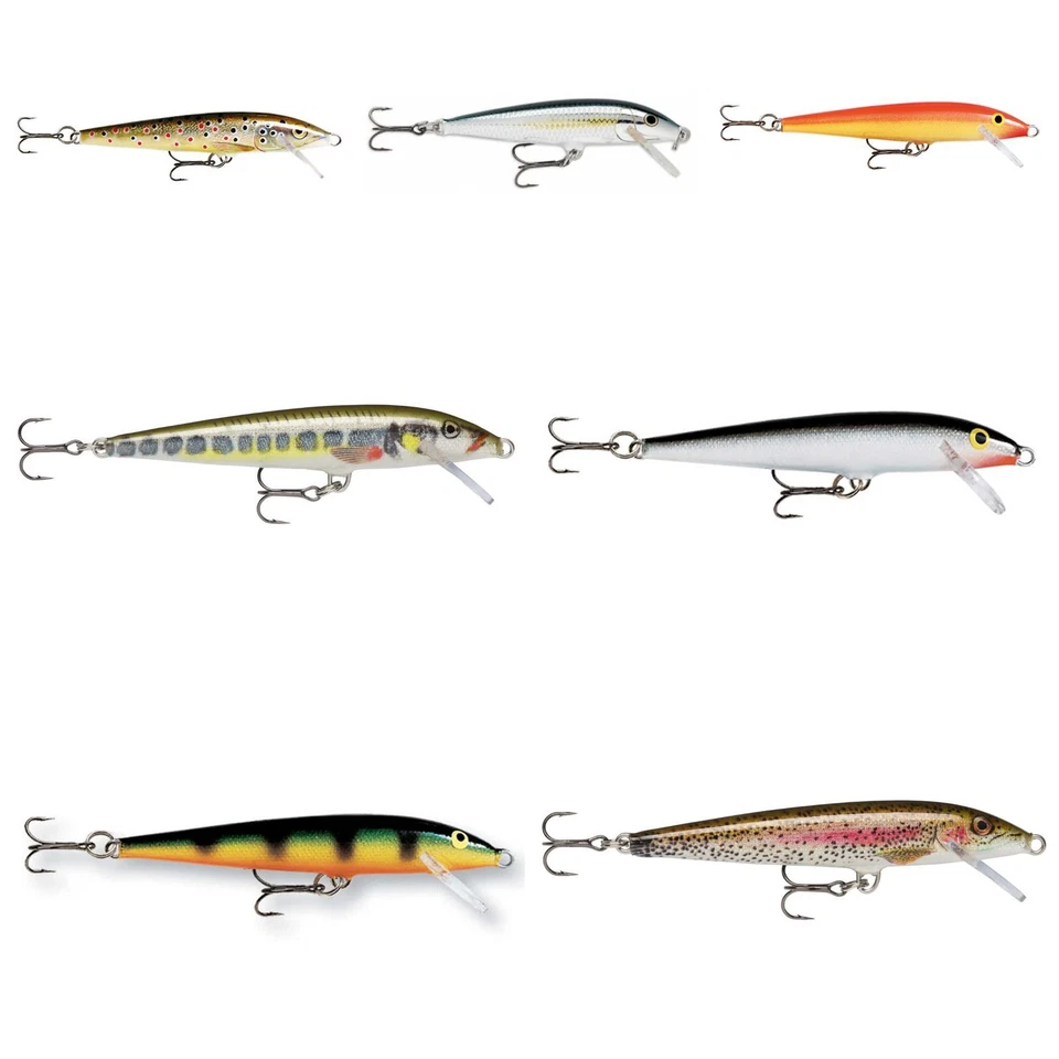 Rapala Original Floater 5/7/9/11cm Wobbler Miniatur Kunstköder Forelle Barsch - Bild 1 von 1