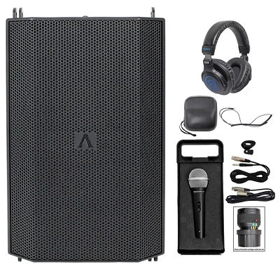 Avante Audio IMPERIOPRO IMP205 440w Powered Line Array Speaker+Mic+Headphones - Image 1 of 4
