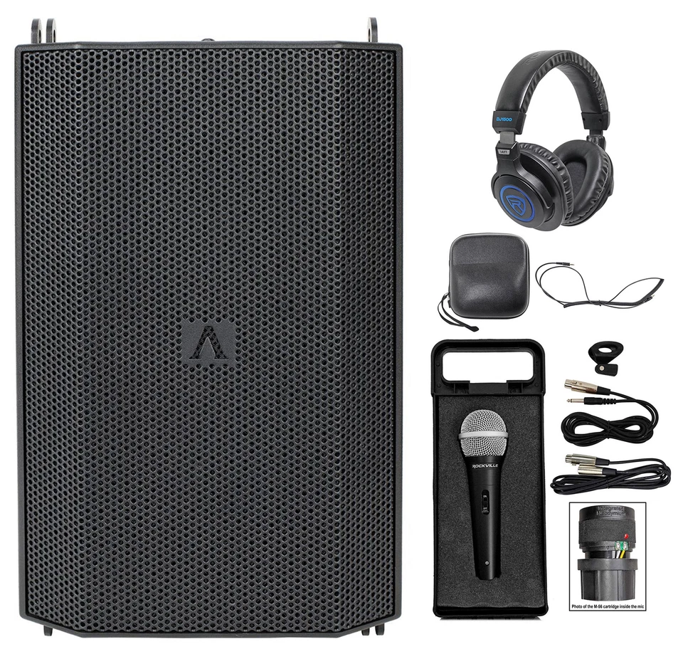 Avante Audio IMPERIOPRO IMP205 440w Powered Line Array Speaker+Mic+Headphones - Image 1 of 4