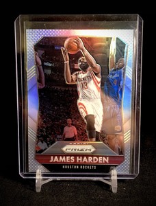 James Harden 2015-16 Prizm Basketball Silver Card Houston Nets