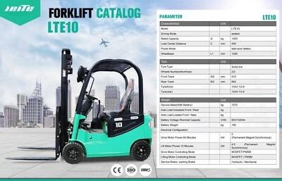 Elektro Stapler Gabelstapler NEU 1- 5T - Bild 1 von 4