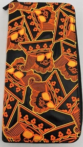SWAG Stacked King Poker Orange Yellow Zipper Pouch W/ Dividers Golf Accessories - Picture 1 of 7