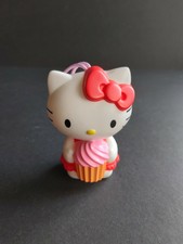 Hello Kitty Cupcake 2014 McDonald's Happy Meal Toy Ornament Trinket Box 3" Tall 