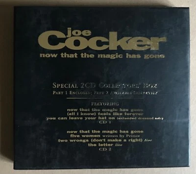 Joe Cocker- Now That The Magic Has Gone- Ltd Edition 2 CD Single Collector's Box Foto 1 de 4