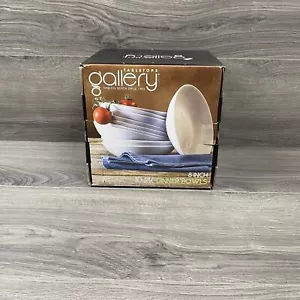 Dinner Bowls Tabletops Gallery Soup Catering High-Fired Ceramic 10 Pack White 8" - Picture 1 of 5