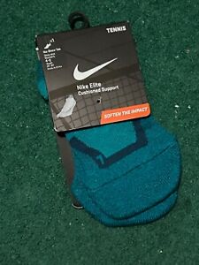 Nike Dri-Fit Elite Cushioned No-Show Tennis Socks SX4987 Women's Size 4-6