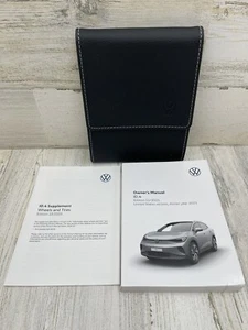 ๐ 2021 VW ID4 OWNERS MANUAL SET GUIDE + CASE VOLKSWAGEN ID4 FIRST PRO S RDW AWD - Picture 1 of 3