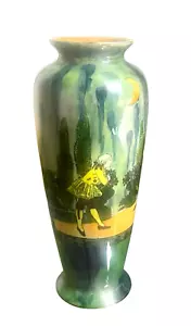 Jarrón Wilkinson Burslem Inglaterra Royal Staffordshire cerámica brillo Art Deco - Imagen 1 de 6