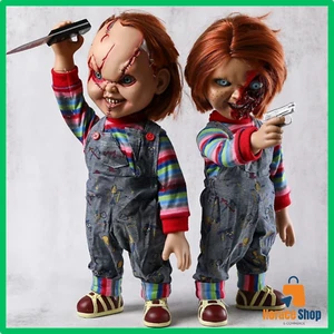 ✅ Figurine Parlante Chucky Mezco 38cm PVC Child's Play 3 Collection Cadeau - Imagen 1 de 11